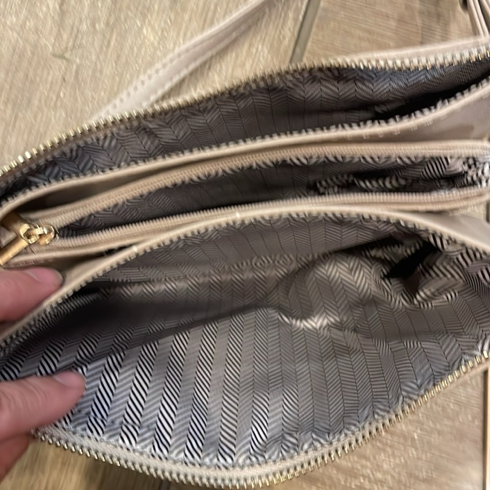 Small cross body purse - beige - Picture 4 of 10